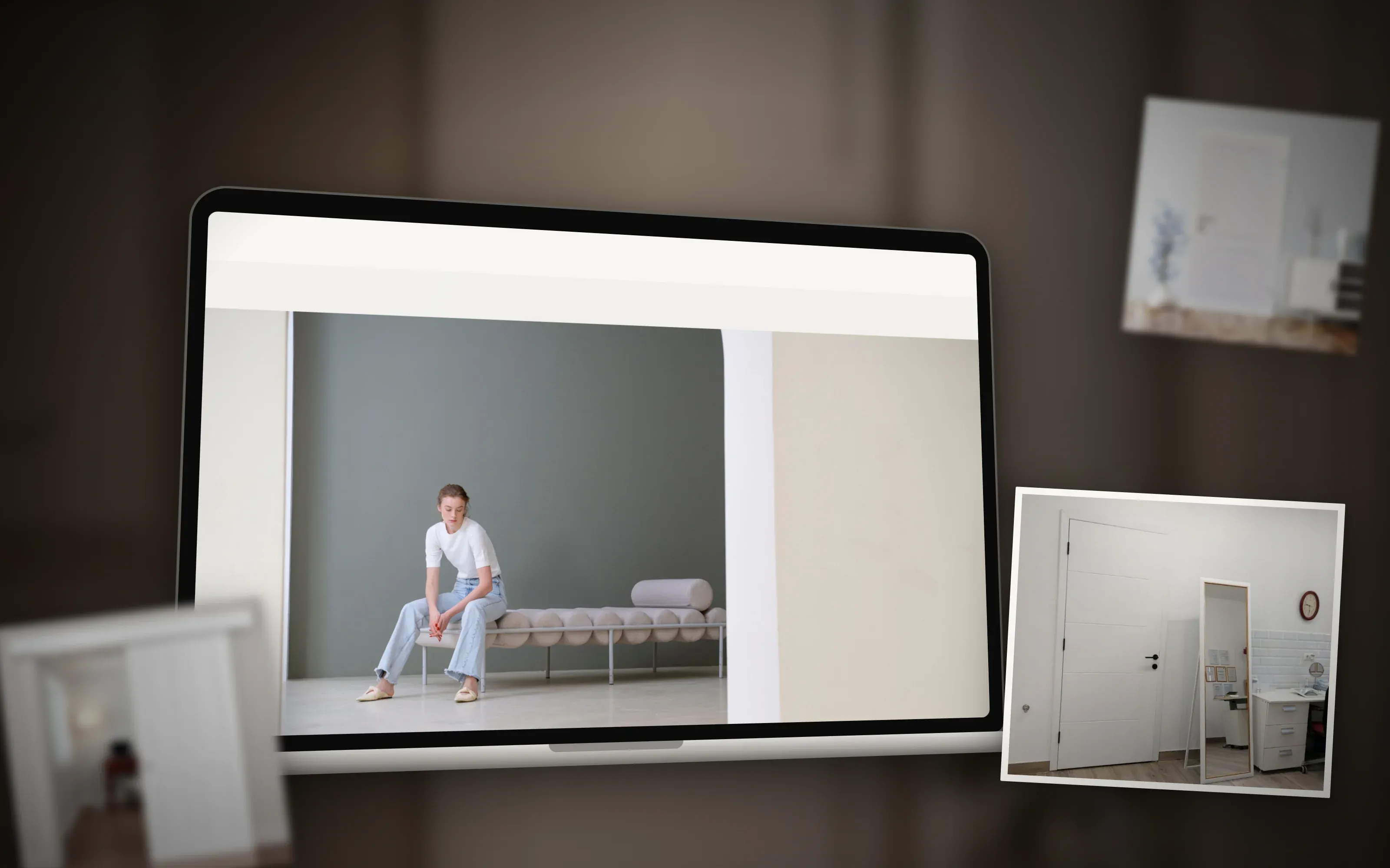 In Concept – epoksi podovi na laptopu uz fotografije vrata